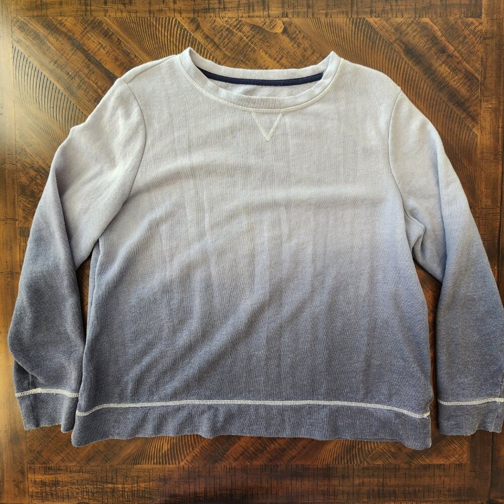 Kim Rogers Purple Ombre Long Sleeve Crew Neck Sweatshirt | Large - Picture 7 of 7